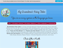 Tablet Screenshot of mygrandmasfairytales.com